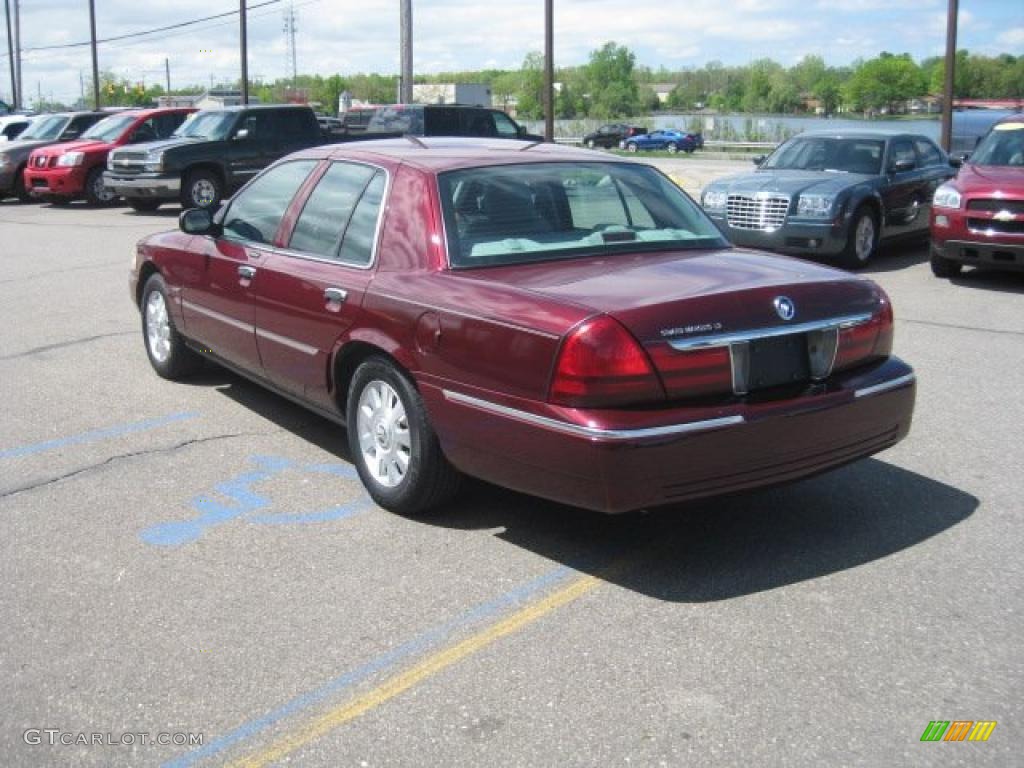 2004 Grand Marquis LS Ultimate Edition - Dark Toreador Red Metallic / Light Flint photo #9