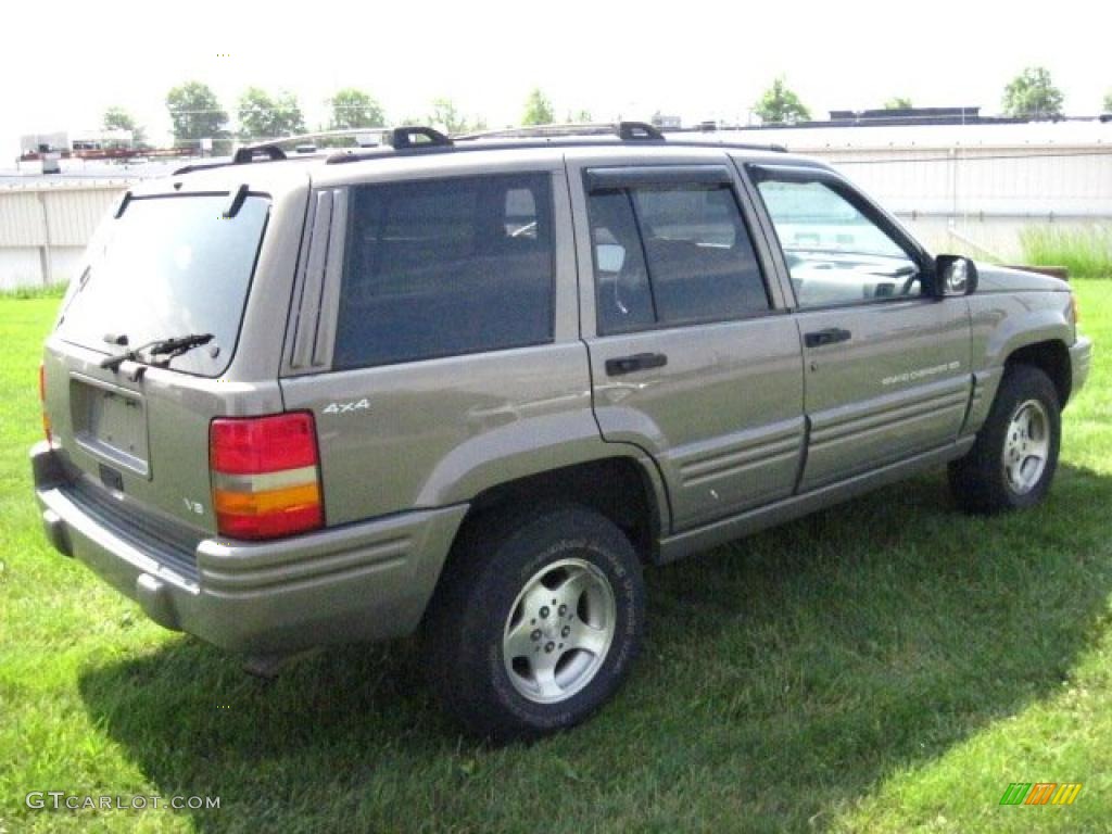 1998 Grand Cherokee Laredo 4x4 - Light Driftwood Satin Glow / Black photo #8