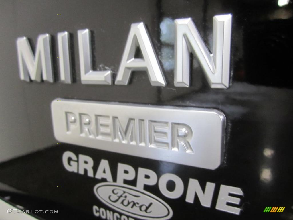 2008 Milan V6 Premier - Black / Dark Charcoal photo #16