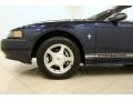 2001 True Blue Metallic Ford Mustang V6 Convertible  photo #19