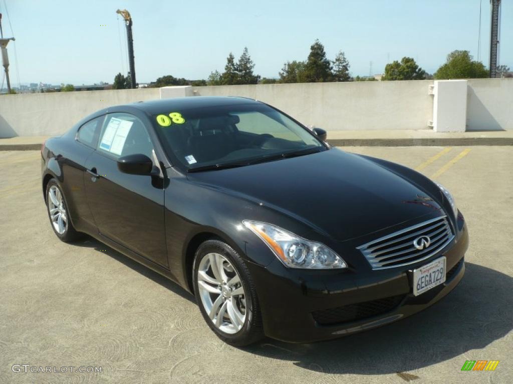 Black Obsidian 2008 Infiniti G 37 Journey Coupe Exterior Photo #49734592