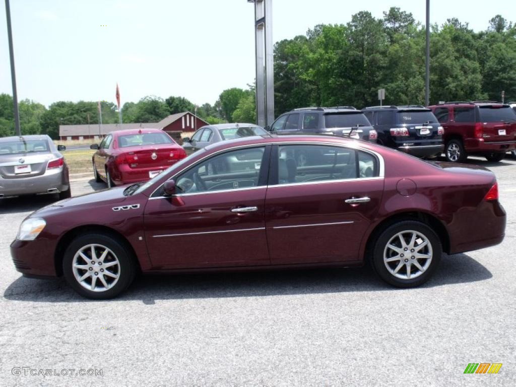 2007 Lucerne CXL - Dark Garnet Red Metallic / Titanium Gray photo #4