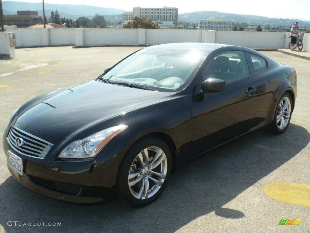 Black Obsidian 2008 Infiniti G 37 Journey Coupe Exterior Photo #49734625