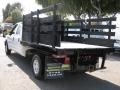 1999 Oxford White Ford F350 Super Duty XL Crew Cab Chassis Stake Truck  photo #4