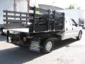 1999 Oxford White Ford F350 Super Duty XL Crew Cab Chassis Stake Truck  photo #6