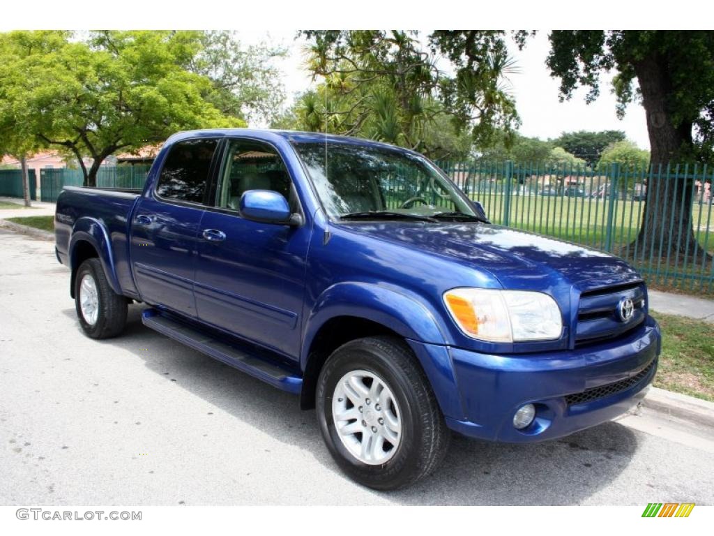 Spectra Blue Mica 2005 Toyota Tundra Limited Double Cab 4x4 Exterior Photo #49737634