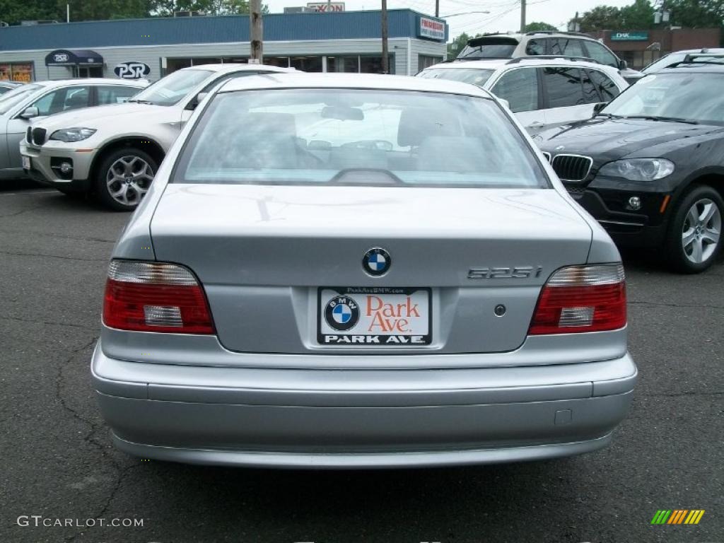 2003 5 Series 525i Sedan - Titanium Silver Metallic / Grey photo #6