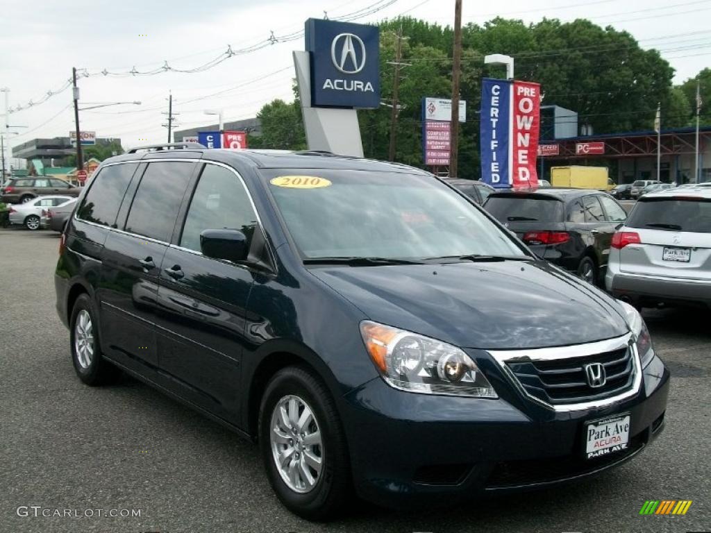 2010 Odyssey EX-L - Bali Blue Pearl / Gray photo #1