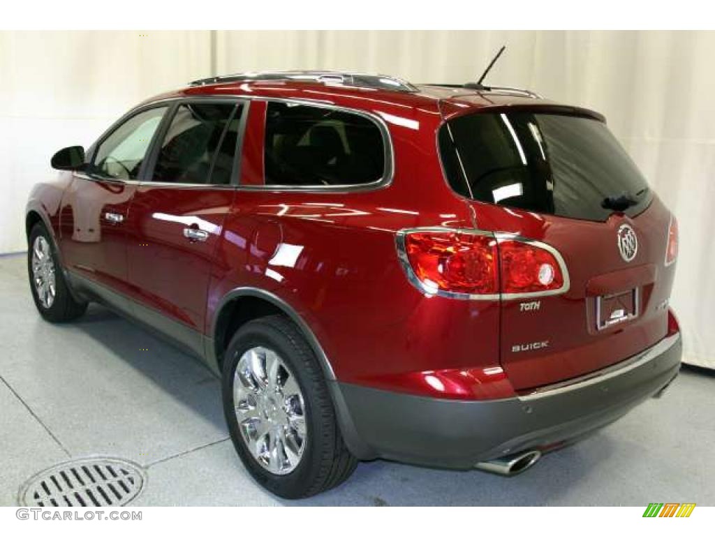 2010 Enclave CXL AWD - Red Jewel Tintcoat / Cashmere/Cocoa photo #23