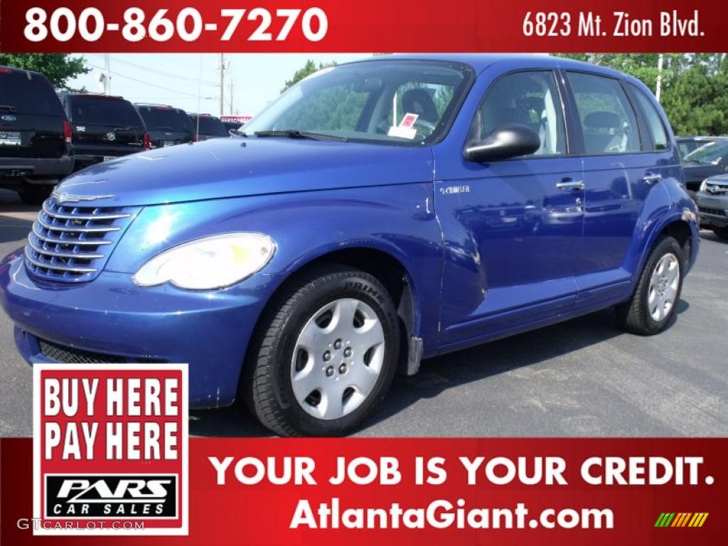 2006 PT Cruiser Touring - Electric Blue Pearl / Pastel Slate Gray photo #1