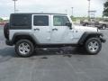 2011 Bright Silver Metallic Jeep Wrangler Unlimited Rubicon 4x4  photo #4