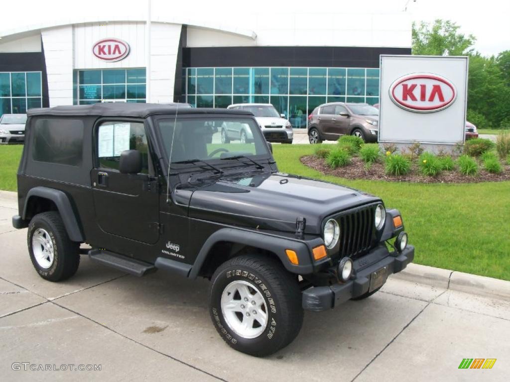 Black Jeep Wrangler