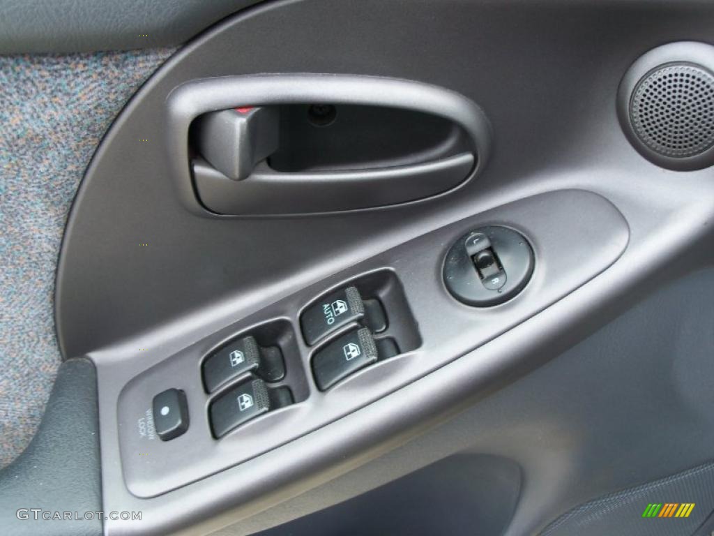 2001 Elantra GLS - Midnight Gray / Gray photo #9