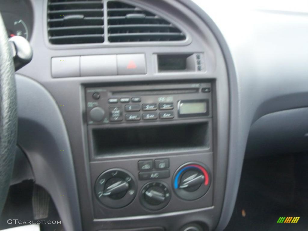 2001 Elantra GLS - Midnight Gray / Gray photo #14