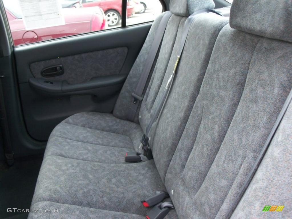 2001 Elantra GLS - Midnight Gray / Gray photo #17