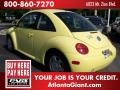 2000 Yellow Volkswagen New Beetle GLX 1.8T Coupe  photo #2