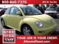 2000 Yellow Volkswagen New Beetle GLX 1.8T Coupe  photo #4