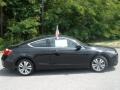 2009 Crystal Black Pearl Honda Accord EX-L Coupe  photo #2