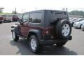 2009 Red Rock Crystal Pearl Coat Jeep Wrangler X 4x4  photo #3