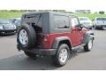 2009 Red Rock Crystal Pearl Coat Jeep Wrangler X 4x4  photo #5