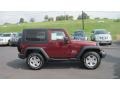 2009 Red Rock Crystal Pearl Coat Jeep Wrangler X 4x4  photo #6