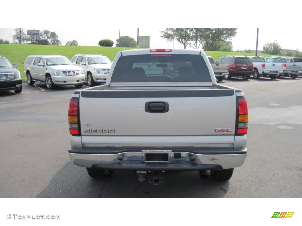 2006 Sierra 1500 SLE Crew Cab - Silver Birch Metallic / Dark Pewter photo #4