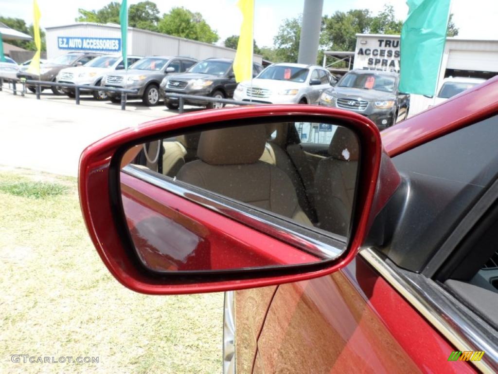 2011 Sonata Limited 2.0T - Venetian Red / Camel photo #13