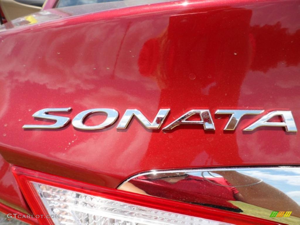 2011 Sonata Limited 2.0T - Venetian Red / Camel photo #15