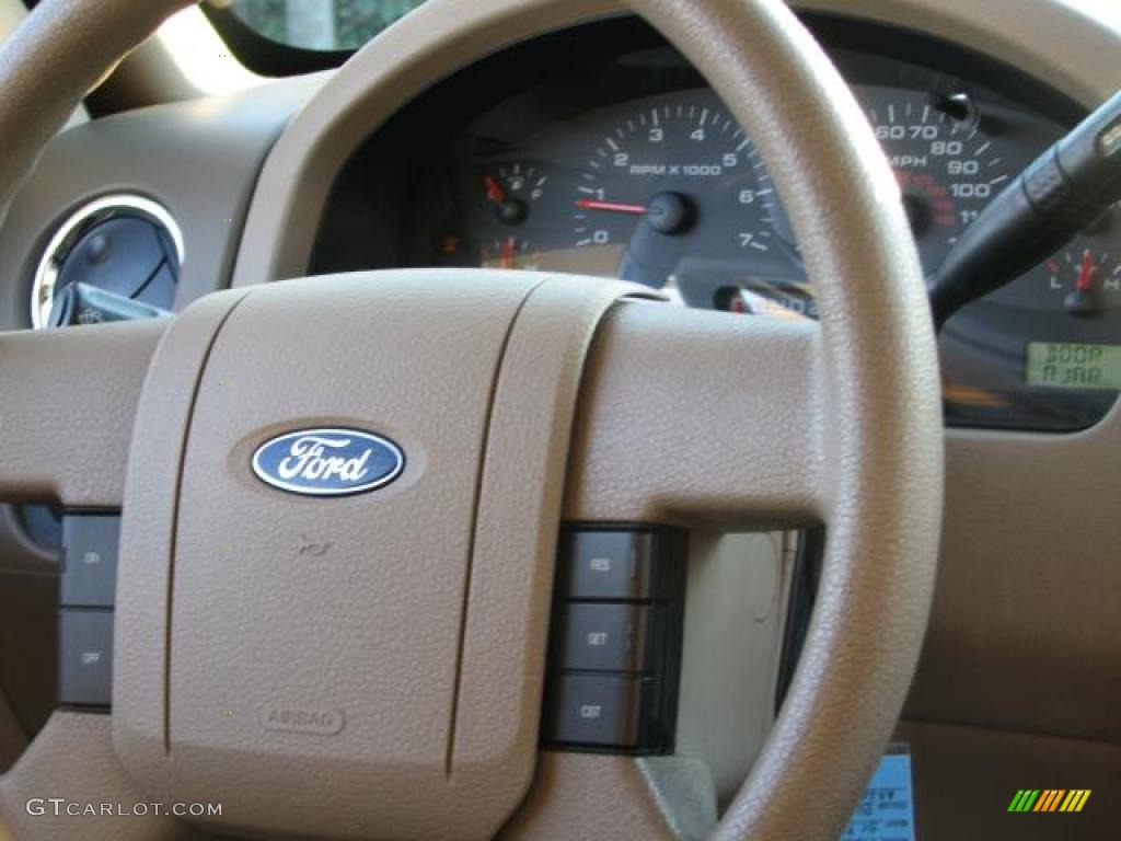 2006 F150 XLT SuperCab - Dark Shadow Grey Metallic / Tan photo #18