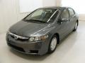 Polished Metal Metallic 2010 Honda Civic Hybrid Sedan Exterior