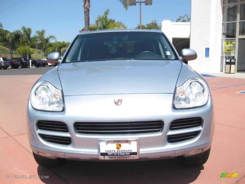 2006 Cayenne S Titanium - Iceland Silver Metallic / Black/Steel Grey photo #2