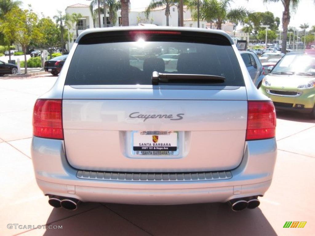 2006 Cayenne S Titanium - Iceland Silver Metallic / Black/Steel Grey photo #4