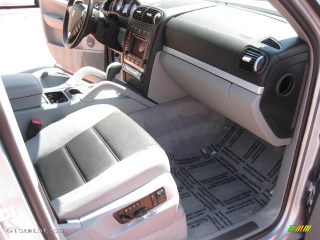 2006 Cayenne S Titanium - Iceland Silver Metallic / Black/Steel Grey photo #5