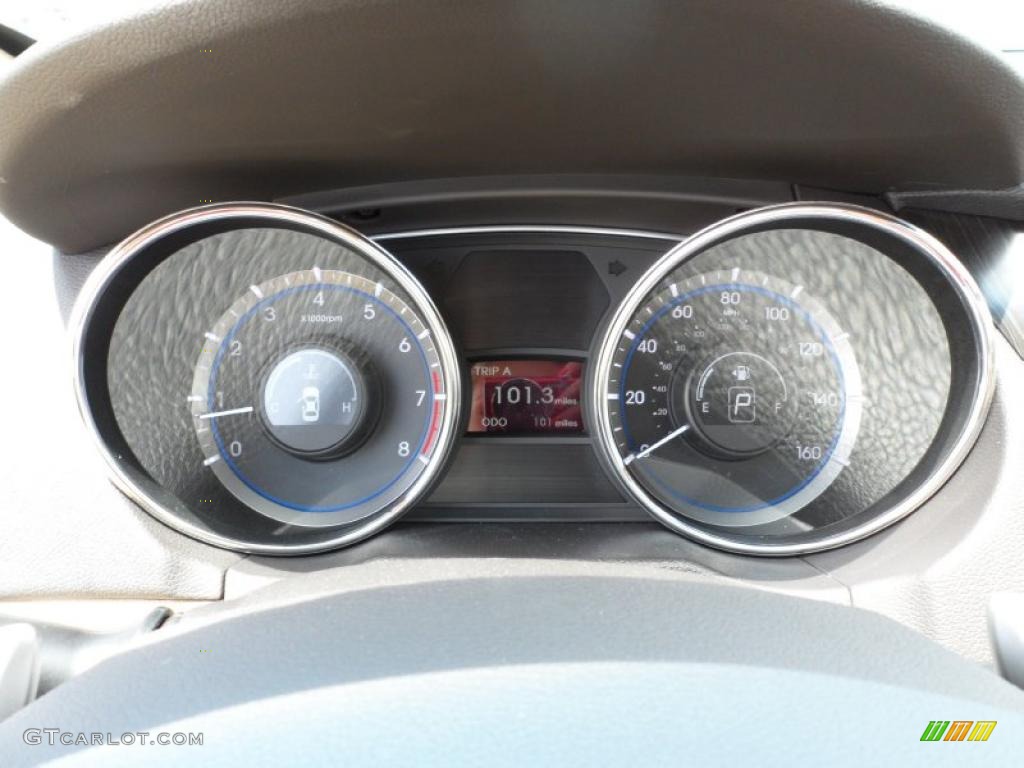 2011 Hyundai Sonata Limited 2.0T Gauges Photo #49743001