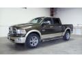 Rugged Brown Pearl 2011 Dodge Ram 1500 Laramie Longhorn Crew Cab 4x4 Exterior