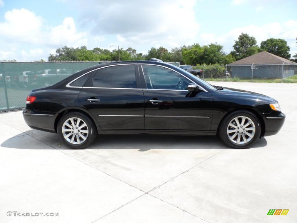 Black Onyx Pearl 2009 Hyundai Azera Limited Exterior Photo #49744483
