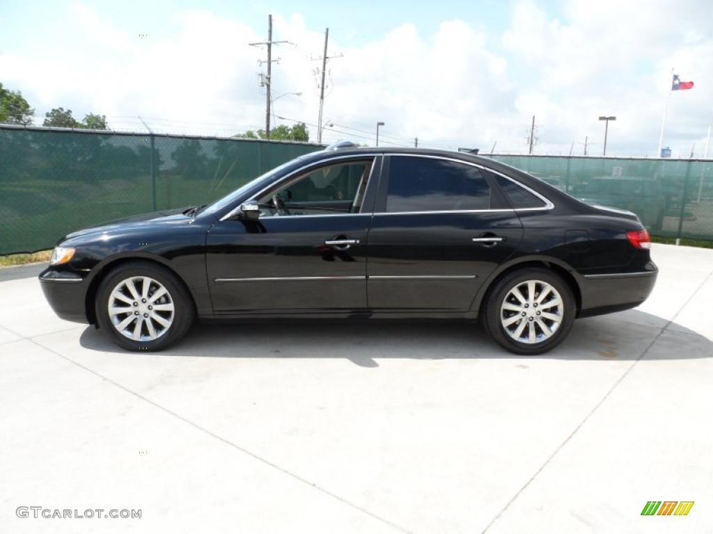 Black Onyx Pearl 2009 Hyundai Azera Limited Exterior Photo #49744519