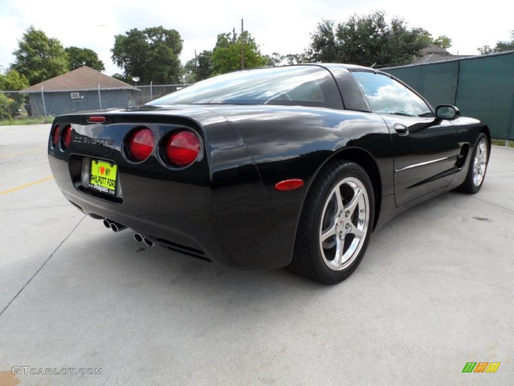 2004 Corvette Coupe - Black / Light Oak photo #3
