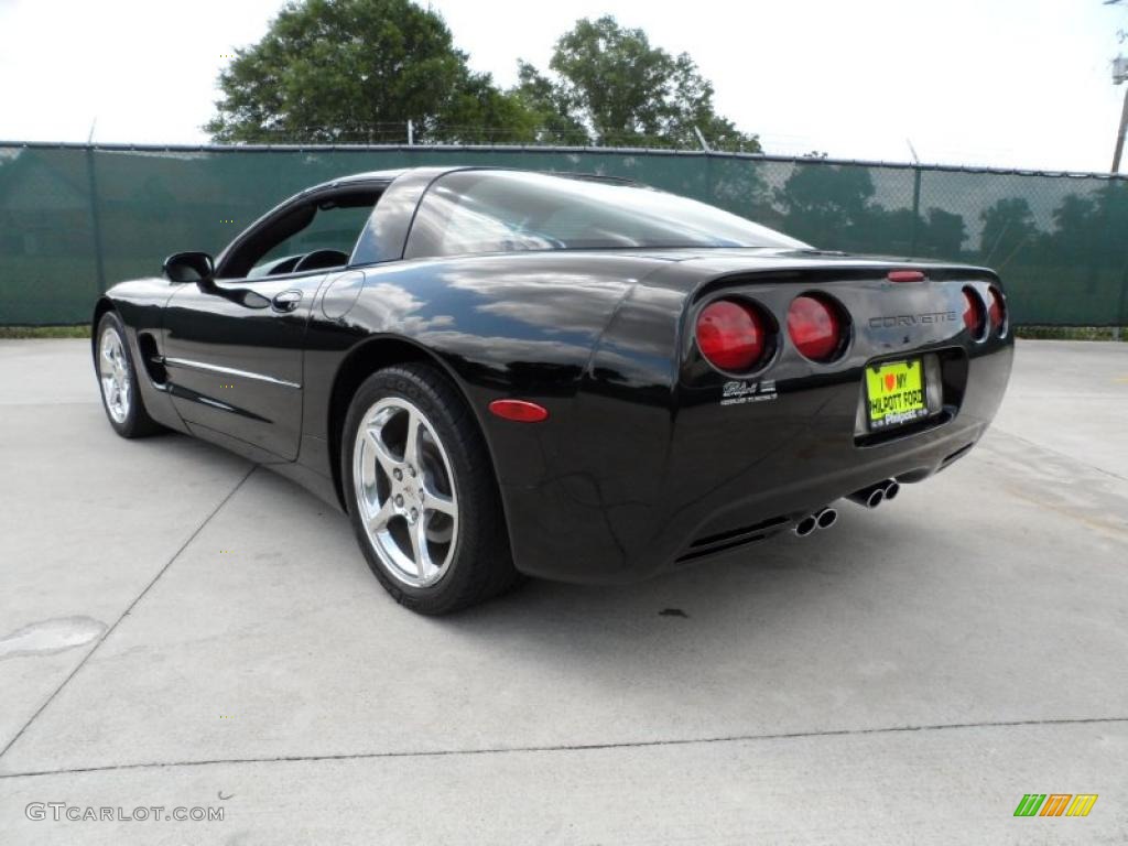 2004 Corvette Coupe - Black / Light Oak photo #5