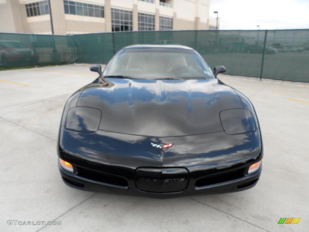 2004 Corvette Coupe - Black / Light Oak photo #8