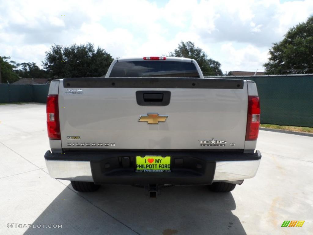 2008 Silverado 1500 LT Extended Cab - Silver Birch Metallic / Ebony photo #4