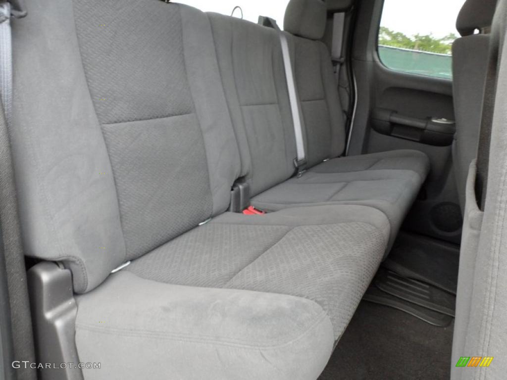 Ebony Interior 2008 Chevrolet Silverado 1500 LT Extended Cab Photo #49746865