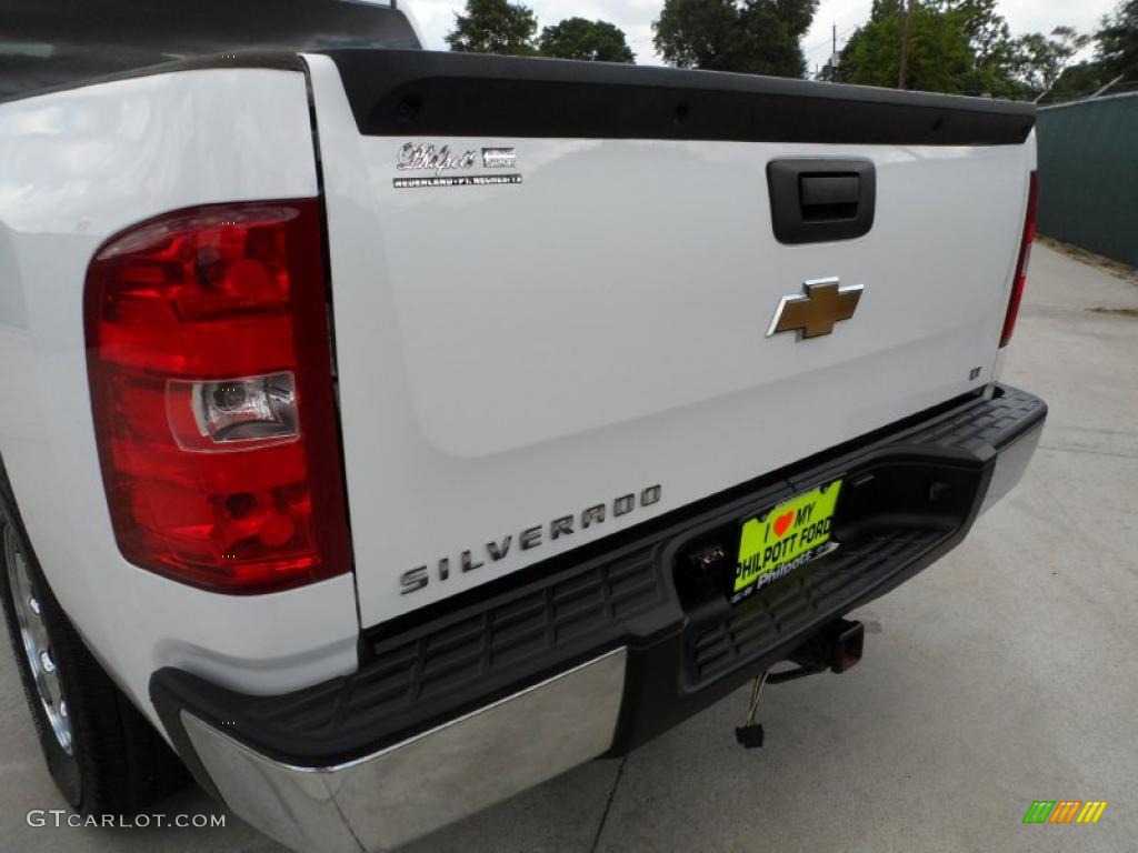 2008 Silverado 1500 LT Extended Cab - Summit White / Ebony photo #20