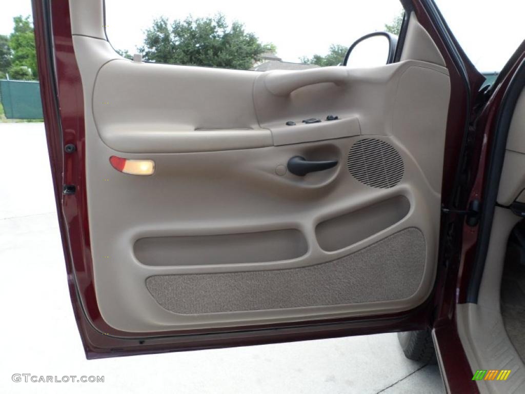 1997 Ford F150 XLT Extended Cab 4x4 Medium Prairie Tan Door Panel Photo #49747291