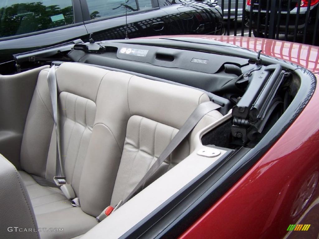 2002 Sebring LXi Convertible - Ruby Red Pearl / Sandstone photo #4