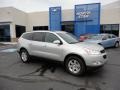 2011 Silver Ice Metallic Chevrolet Traverse LT AWD  photo #1