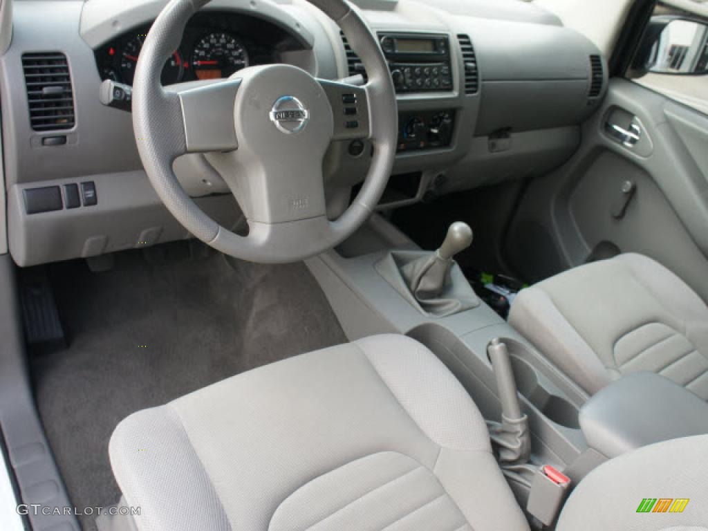 Steel Interior 2007 Nissan Frontier XE King Cab Photo #49749469