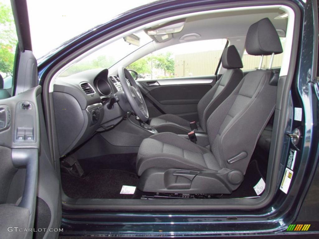 Titan Black Interior 2010 Volkswagen Golf 2 Door Photo #49750513