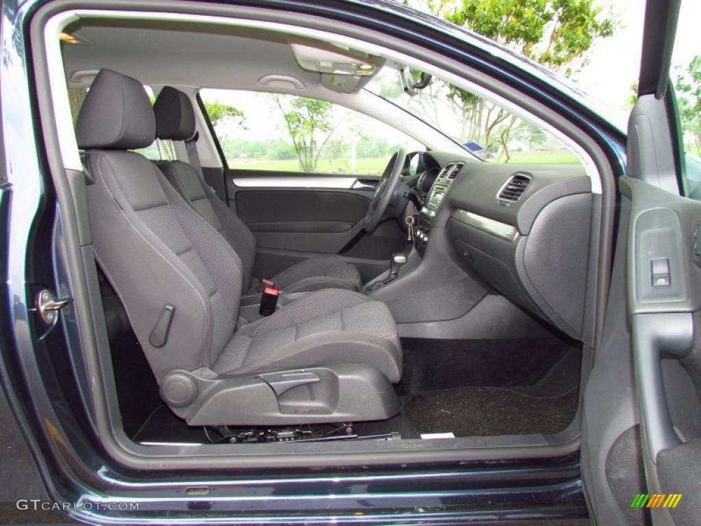 Titan Black Interior 2010 Volkswagen Golf 2 Door Photo #49750531