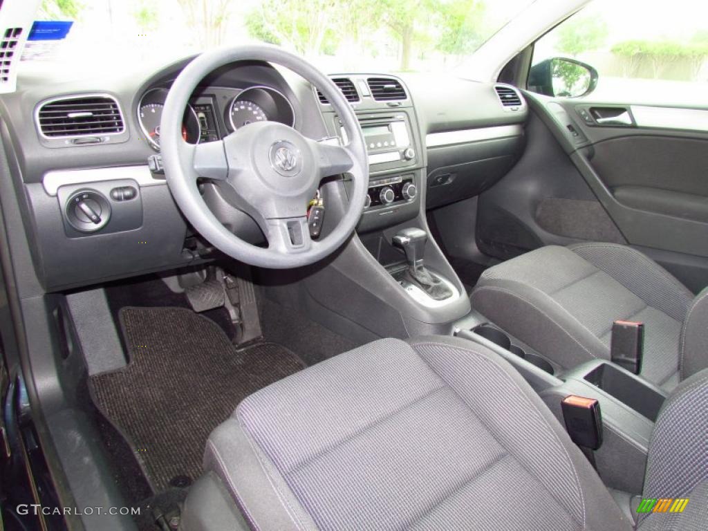 Titan Black Interior 2010 Volkswagen Golf 2 Door Photo #49750576